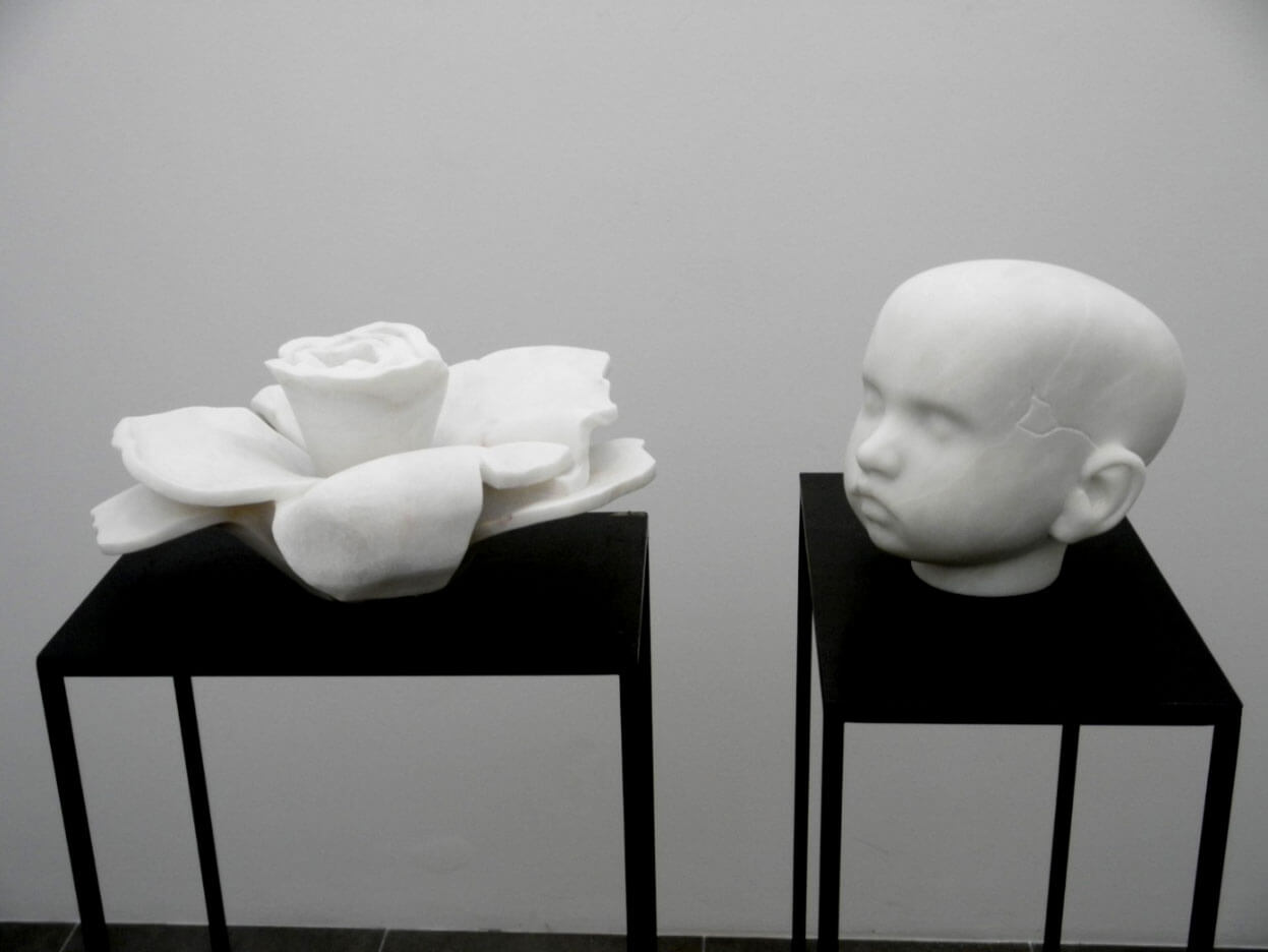 In tragedy and beauty | Marble (1,2) – 39X28X27cm/ 23X20X25cm | 2011